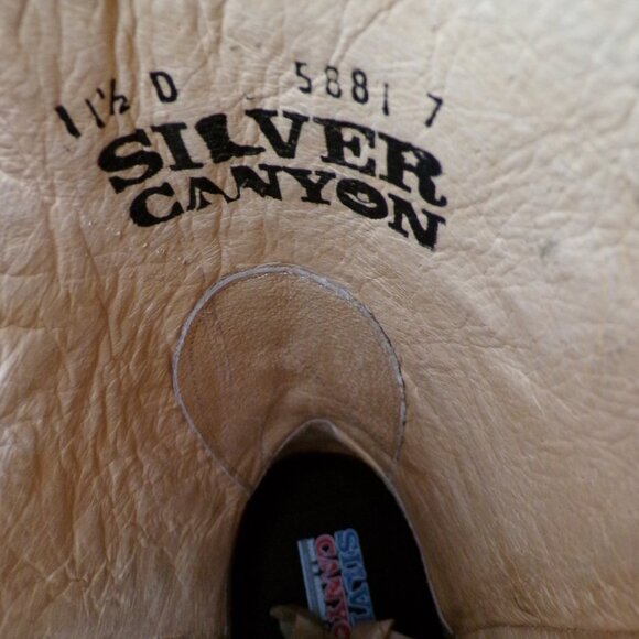 Silver Canyon Handmade Mexico Leather Cowboy Boots, Duke Heritage Western NIB main image 11